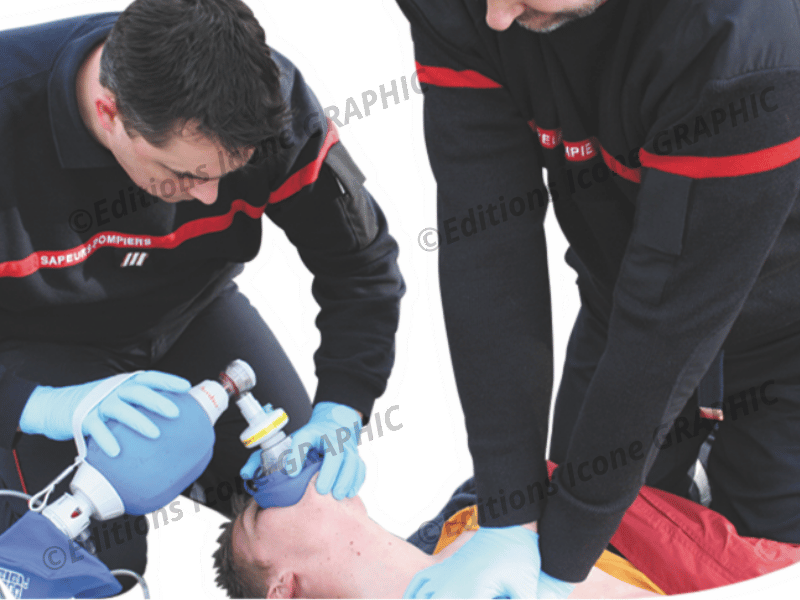 Secours et soins d'urgence aux personnes - guide complet devenir pompier - Icone Graphic